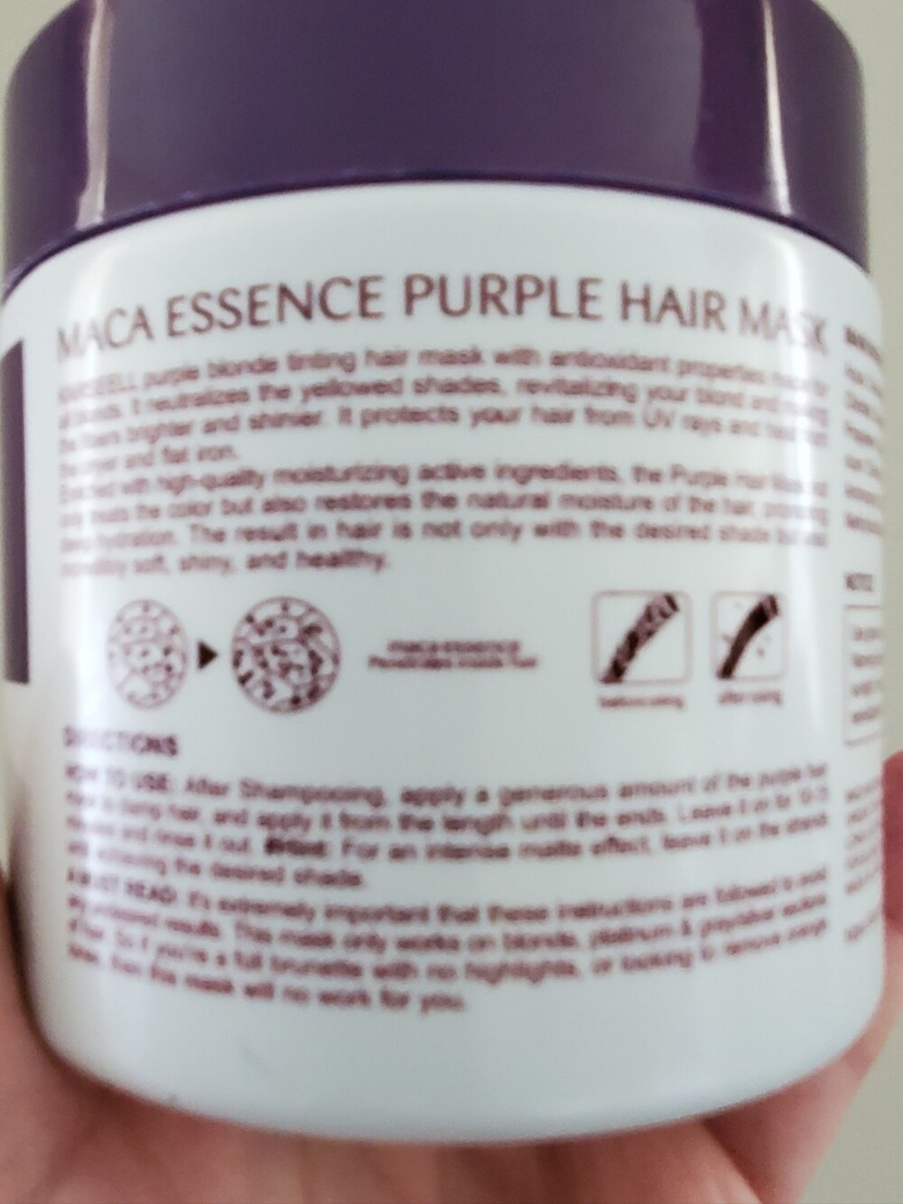 Karseell Maca Power Purple Shampoo & Mask for Blonde Hair - Picture 8 of 11